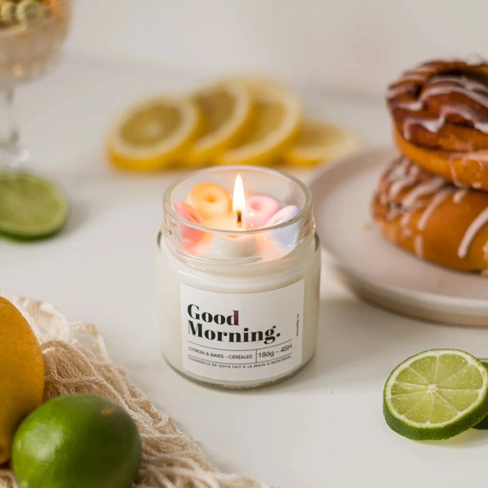 Good morning candle