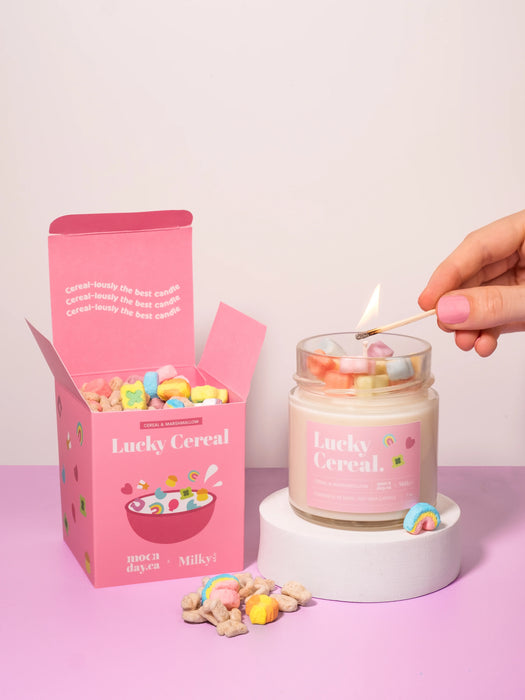 Lucky cereal candle