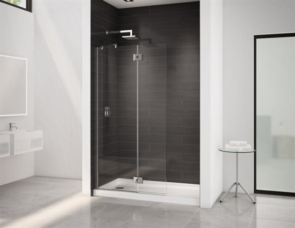 24" shower screen, square hinges Evolution Collection PROMO