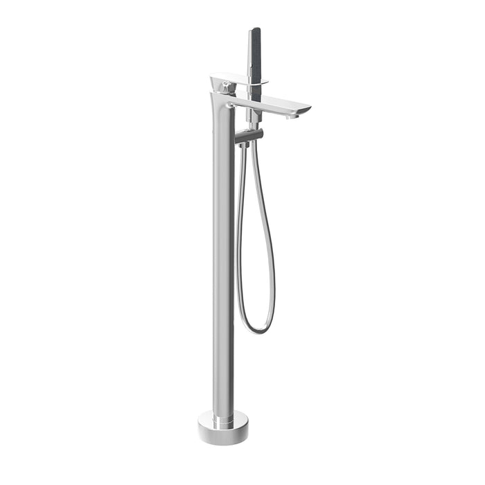Floor mounted bath faucet with hand shower SENS Collection