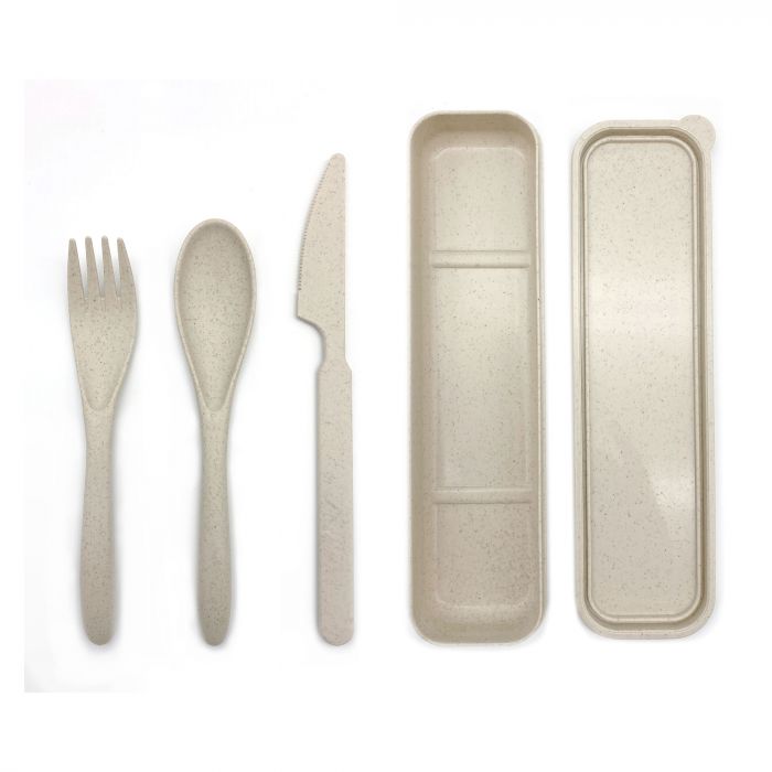 Utensil set with case