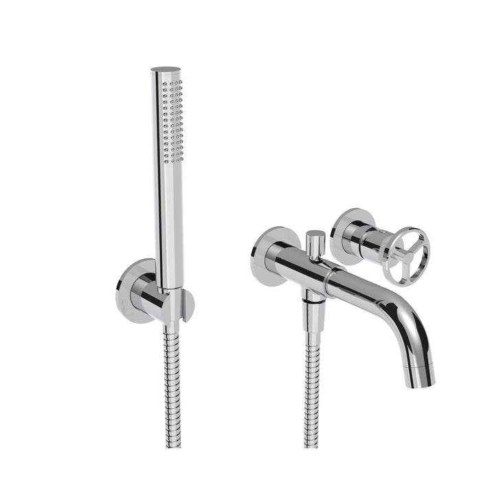 Wall mounted bath faucet with hand shower Collection 1840