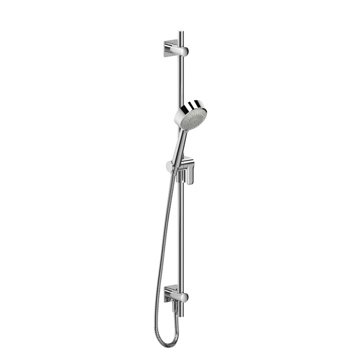 Hand shower on rail with integrated elbow 2060