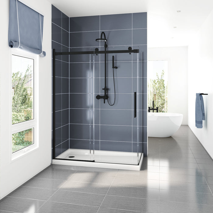 Duo Base and 2-sided shower door 60" X 36" Youville Collection