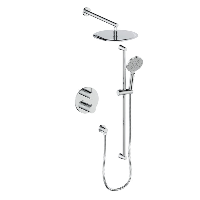 2-way shower set, thermostatic, Worgl Collection