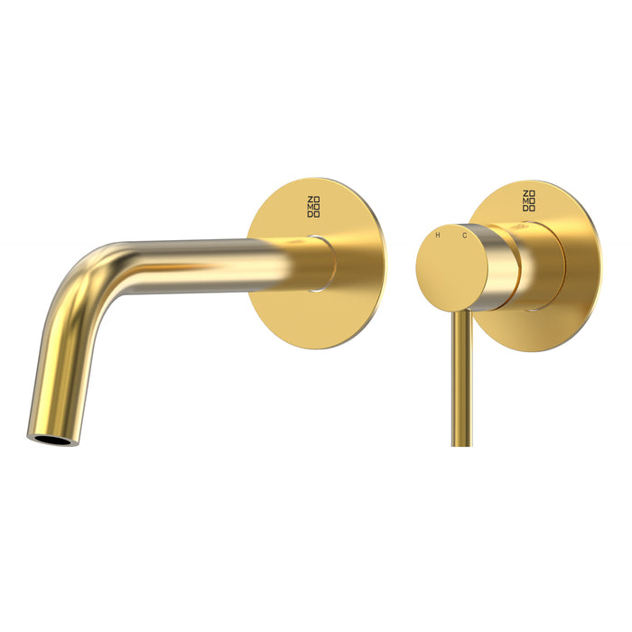 Wall mounted basin faucet, Eureka Gold