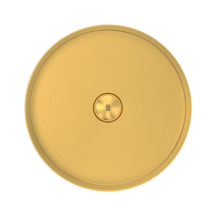 16" round basin, Eureka Gold