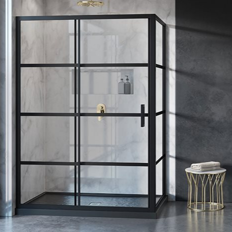 2-sided sliding shower door Latitude Collection