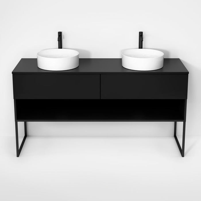 Vanity set with base and countertop 63" Collection Haus