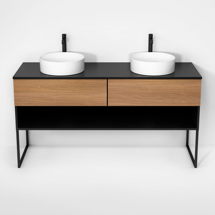 Vanity set with base and countertop 63" Collection Haus