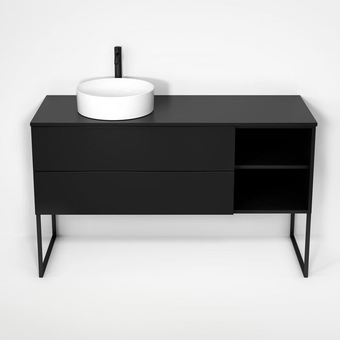 Vanity set with legs and countertop 55" Collection Haus