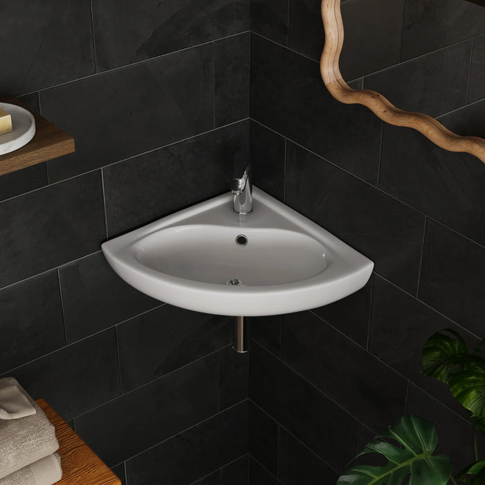 15 3/4" x 15 3/4" Corner Wall-Mount Sink