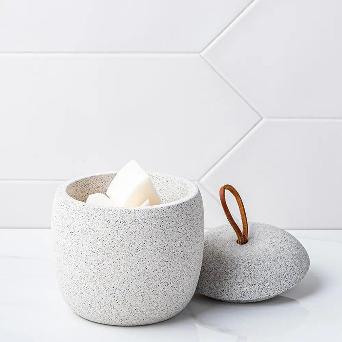 Cement gray cotton pot Harstad collection