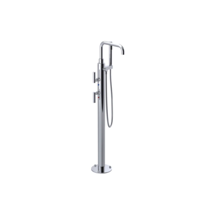 Robinet de bain autoportant à levier avec douchette Collection Genesis