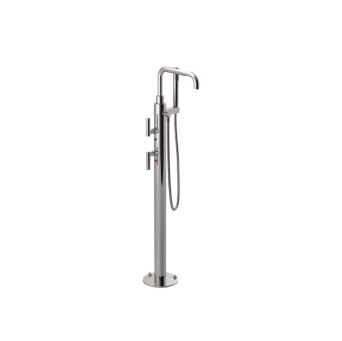 Robinet de bain autoportant à levier avec douchette Collection Genesis