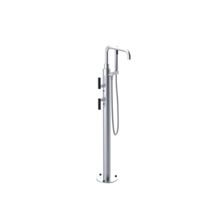 Robinet de bain autoportant à levier avec douchette Collection Genesis