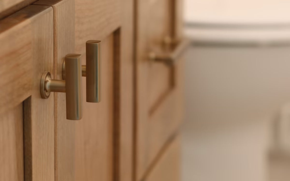 T-Shaped Cabinet Knob Freestone Collection