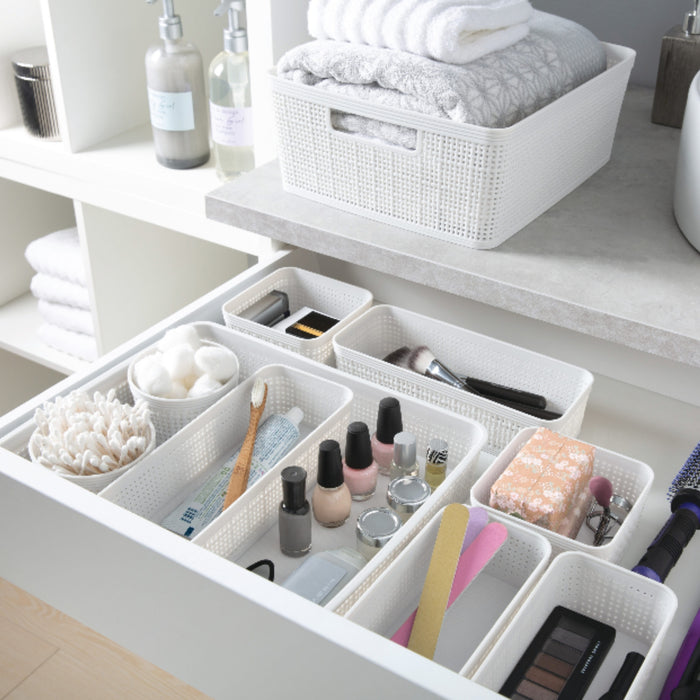 Ensemble de 6 paniers de rangement Collection Weave