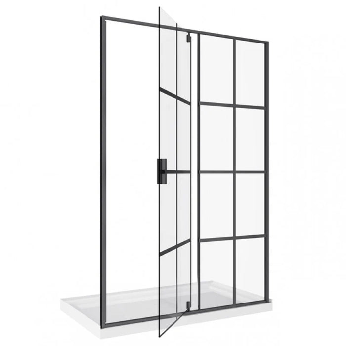 Duo Gloria porte de douche en alcôve 60" et base 60" x 32"