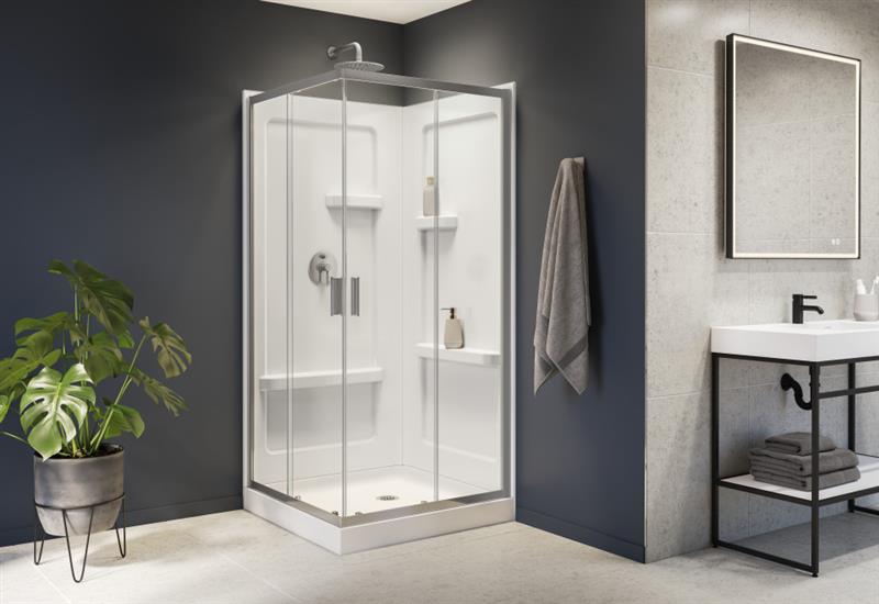 Ensemble de douche carrée Collection Nellie