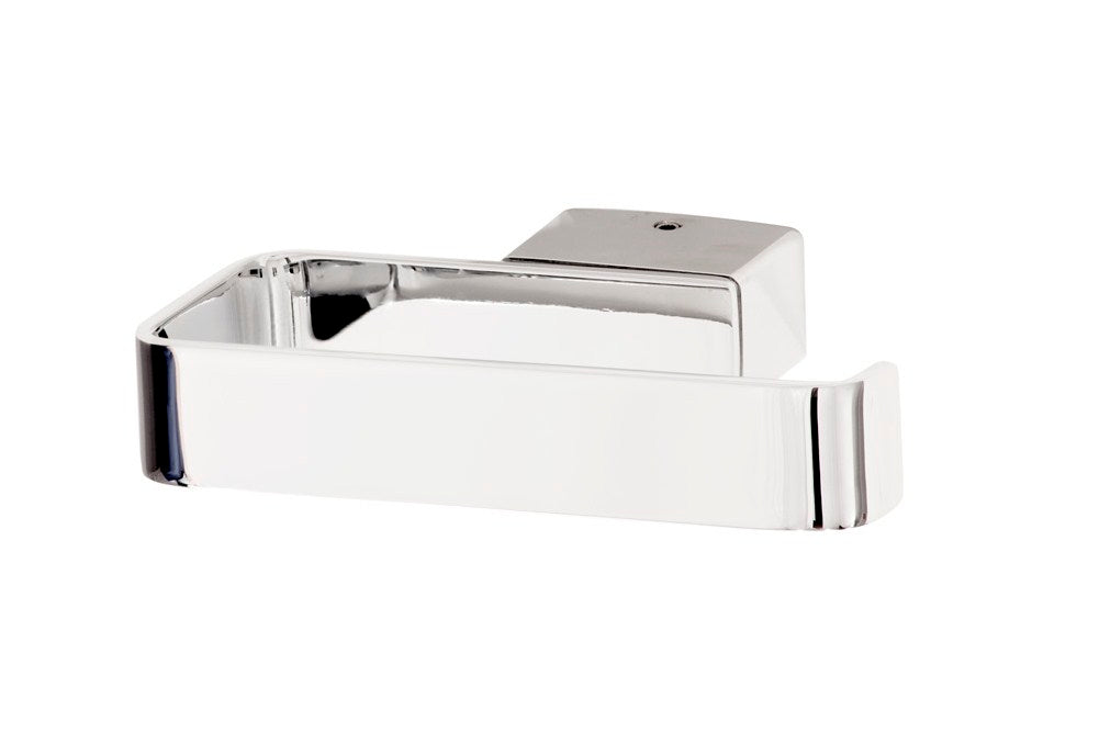Square Wall-Mounted Toilet Paper Holder – Chrome