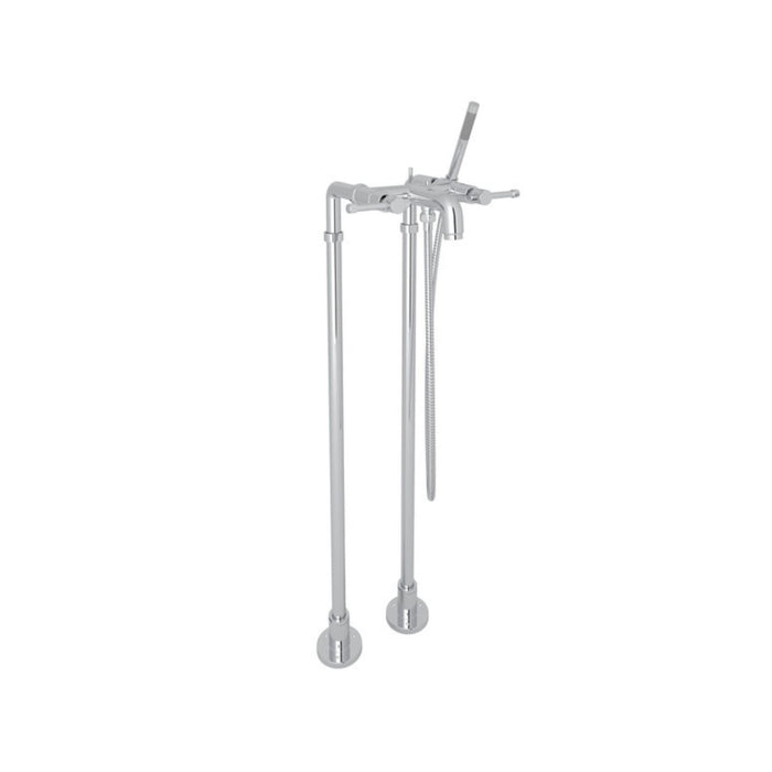 Floor-mounted bath faucet with hand shower CAMPO Collection