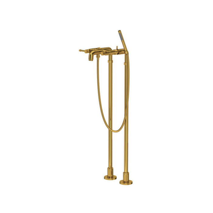 Floor-mounted bath faucet with hand shower CAMPO Collection