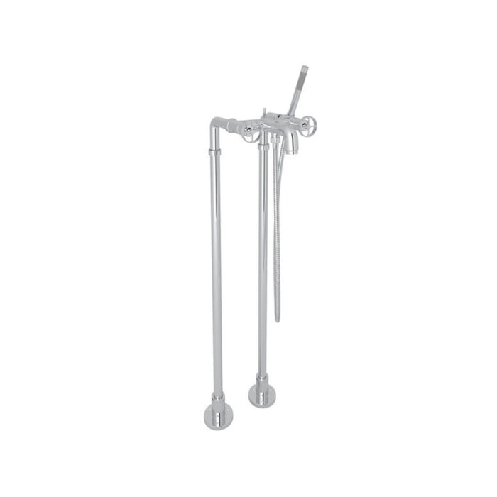 Floor-mounted bath faucet with hand shower CAMPO Collection