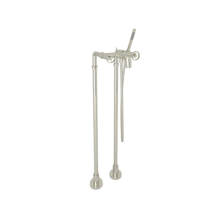 Floor-mounted bath faucet with hand shower CAMPO Collection