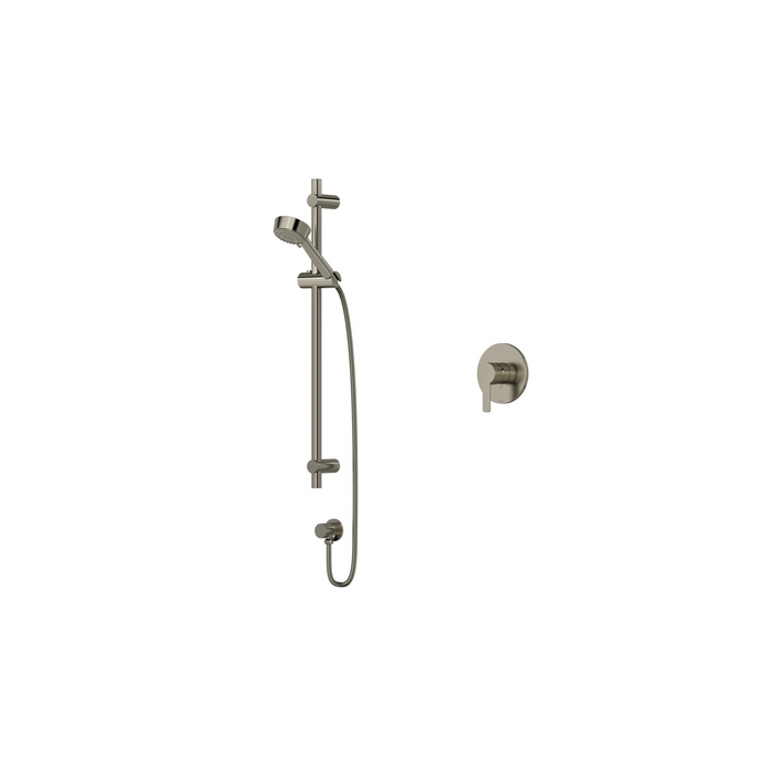 Ensemble de douche  avec douchette sur rail et valve à pression équilibrée Collection Jazz
