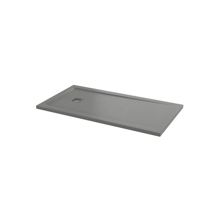 Low-threshold base with center drain Tavia 2.0 Collection
