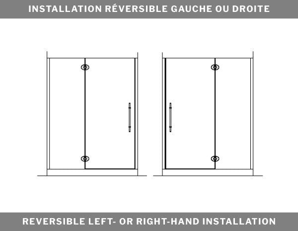 Porte de douche en alcôve 79" Collection Lexus