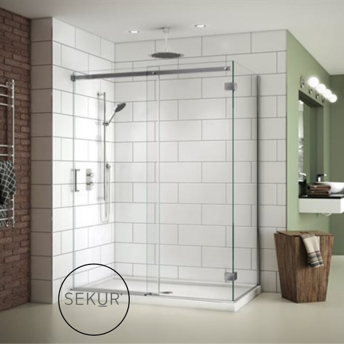 2-sided sliding shower door Apollo Collection