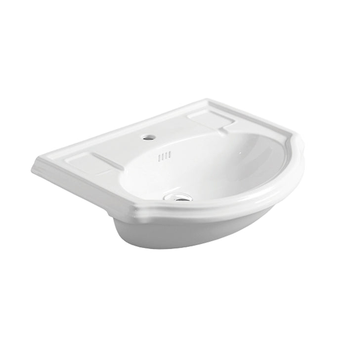 Semi-Recessed Oval Sink Arcadia Collection