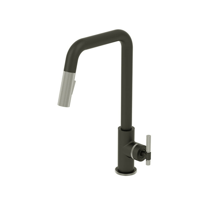 Square kitchen faucet with 2-function pull-out spray Bellacio-F Collection