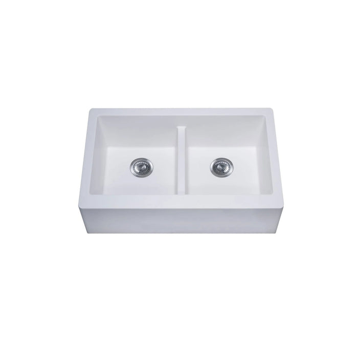 Double apron granite kitchen sink Virtuo Collection