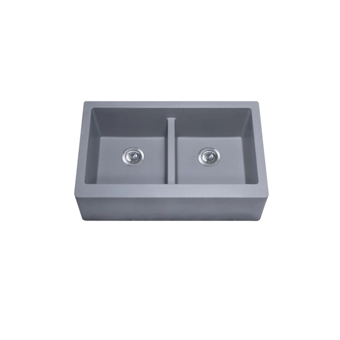 Double apron granite kitchen sink Virtuo Collection