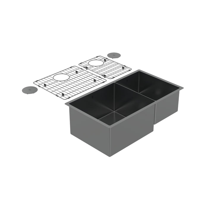 Double Undermount Kitchen Sink PearlArc Cayman Collection