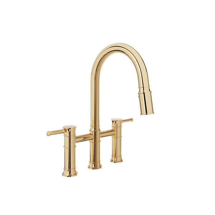 Robinet de cuisine bridge avec douchette Collection VILLA