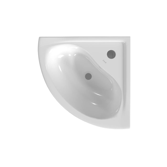 15 3/4" x 15 3/4" Corner Wall-Mount Sink