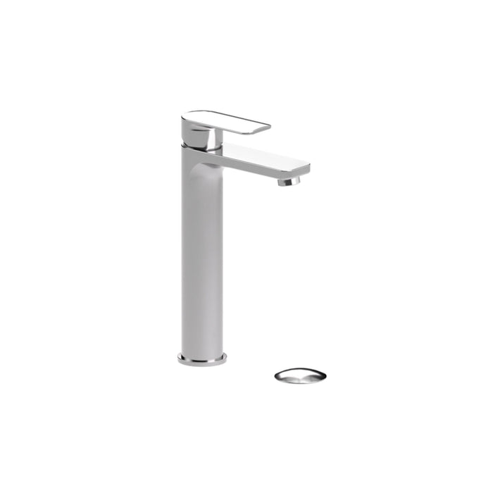 Tall single-hole sink faucet with drain (overflow) Delano collection