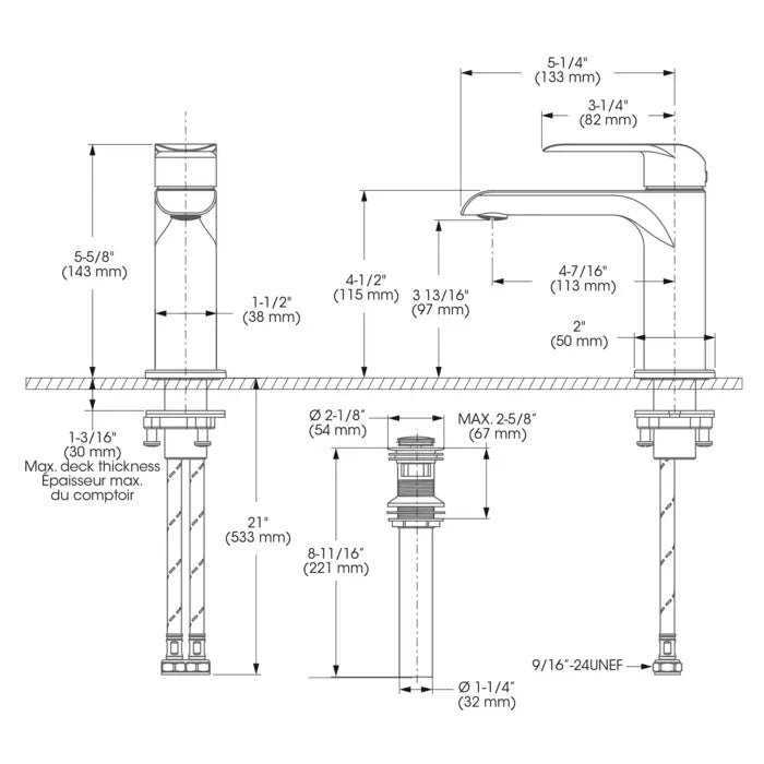 Robinet de lavabo Collection Kara