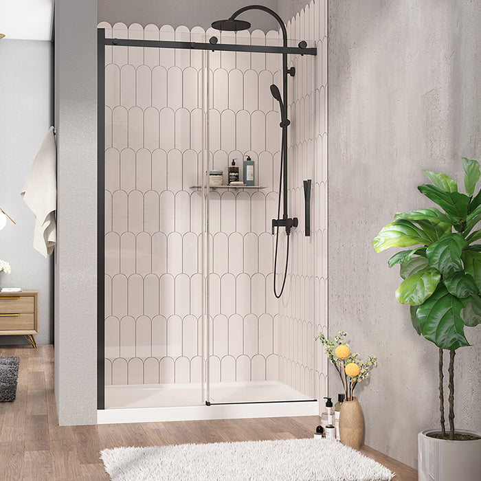 Alcove shower door clear glass Vaia Collection
