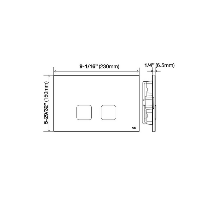 Plaque de commande Collection Plain