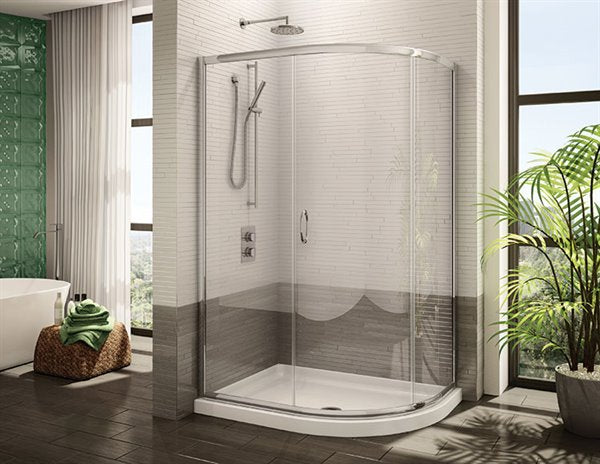 Portes de douche demi-ronde 3 72" Collection Capri