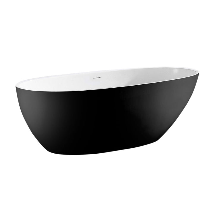 Baignoire autoportante Black Egret 67 po