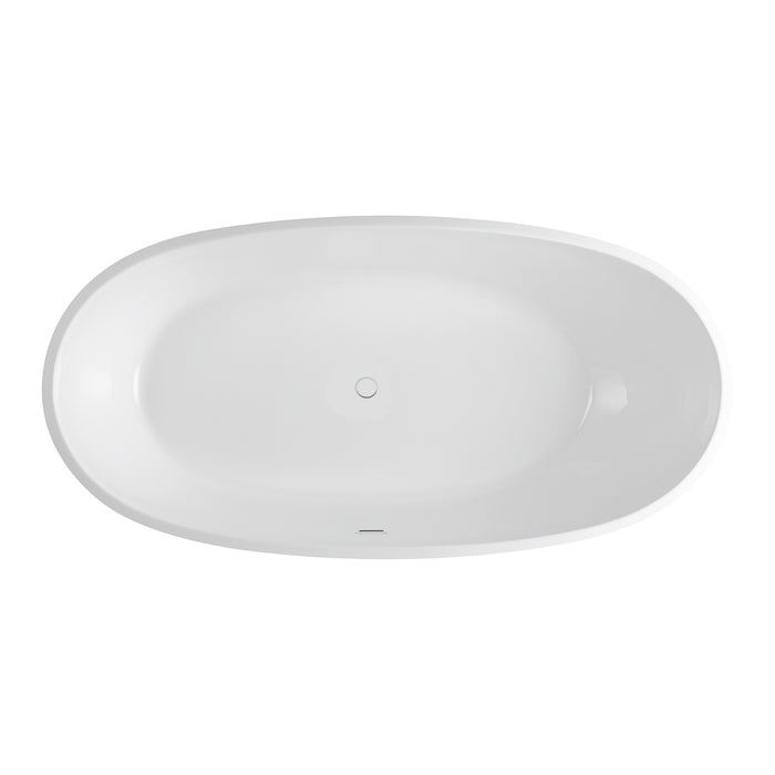 Baignoire autoportante Black Egret 67 po