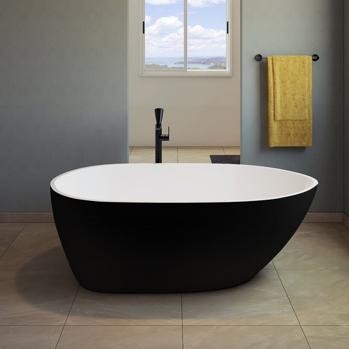 Baignoire autoportante Black Egret 67 po