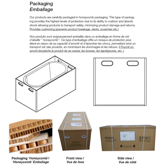 Amie Freestanding Bathtub 56"X32"