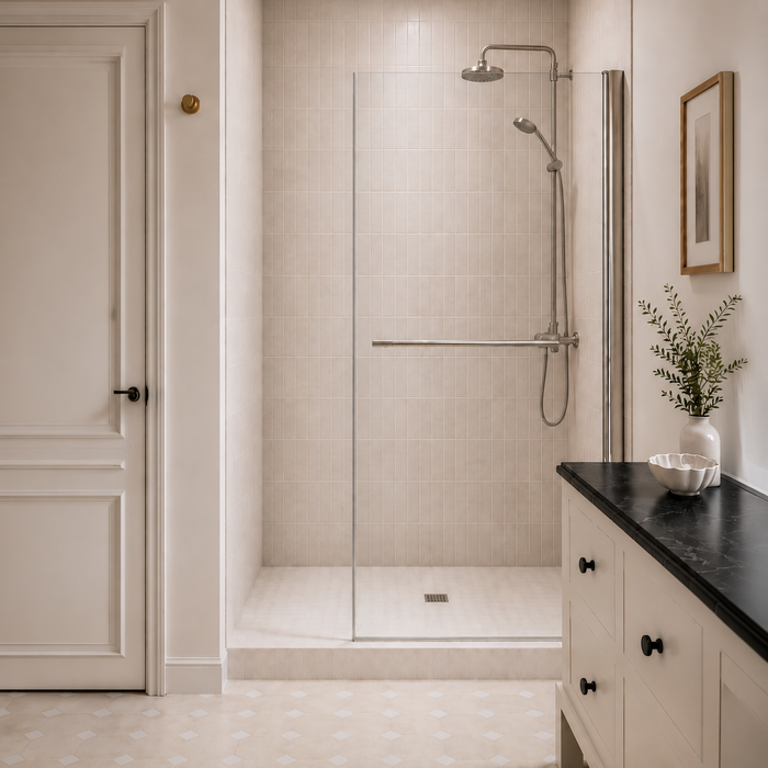 Écran de douche pivotant réversible collection express